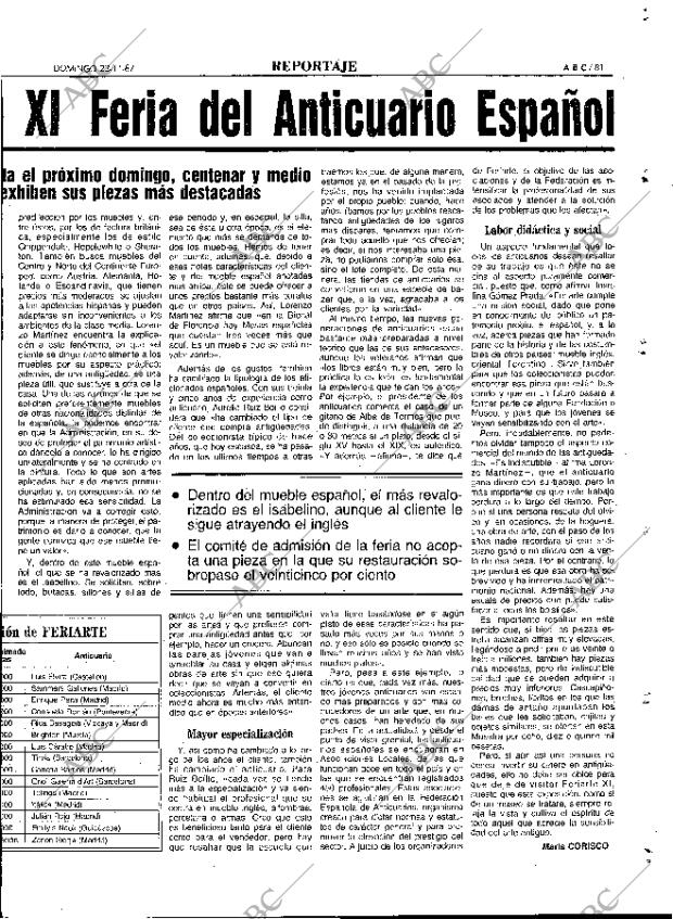 ABC MADRID 22-11-1987 página 81