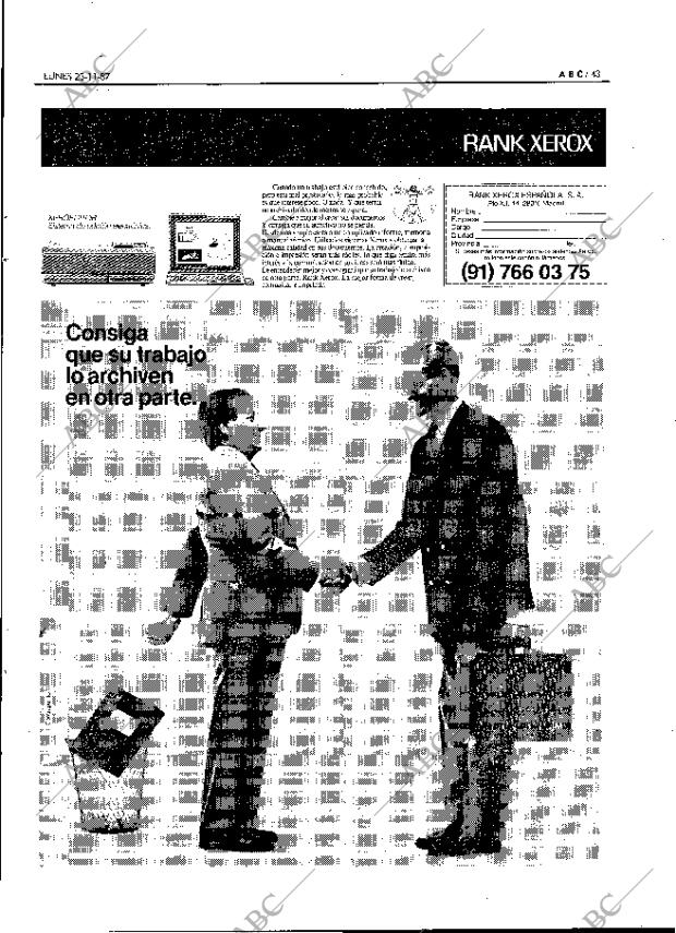 ABC MADRID 23-11-1987 página 43