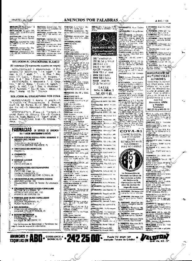 ABC MADRID 24-11-1987 página 109