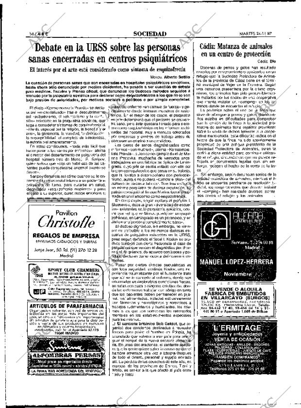 ABC MADRID 24-11-1987 página 58