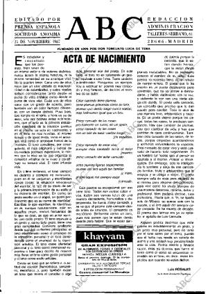 ABC MADRID 25-11-1987 página 3