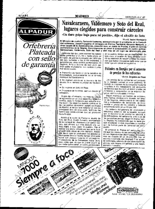 ABC MADRID 25-11-1987 página 44