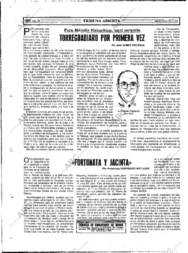 ABC MADRID 25-11-1987 página 84