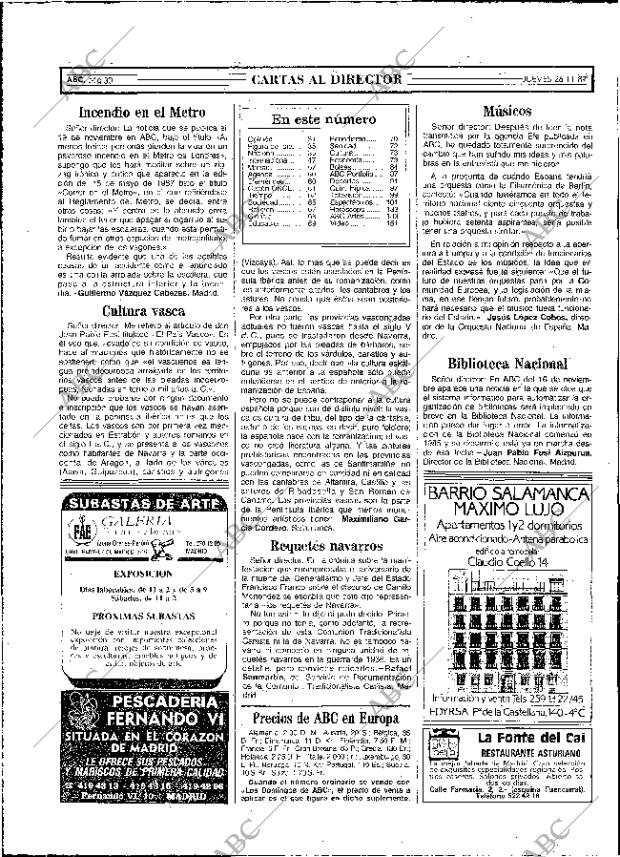 ABC MADRID 26-11-1987 página 30