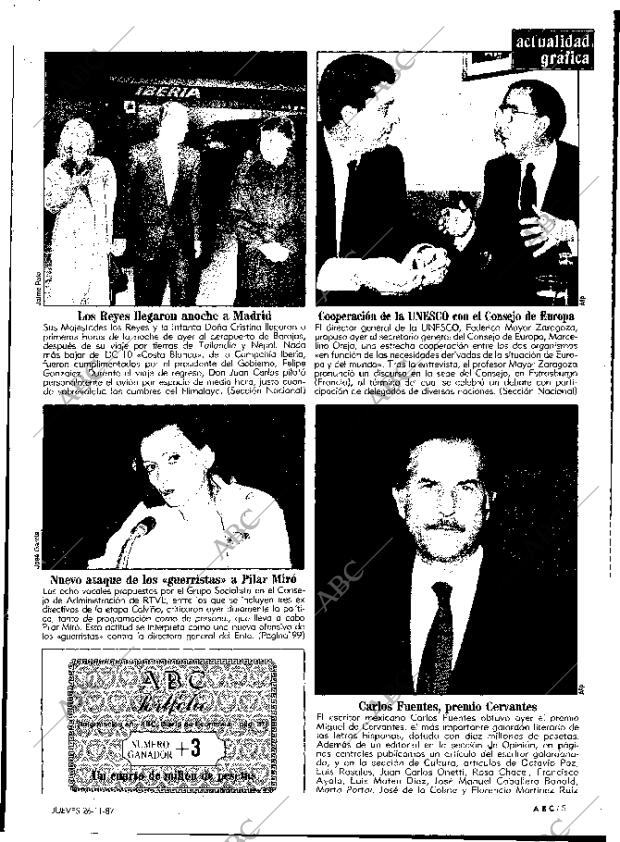 ABC MADRID 26-11-1987 página 5