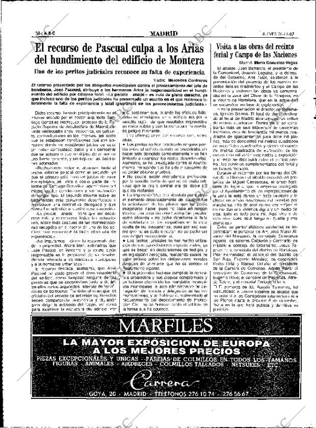 ABC MADRID 26-11-1987 página 58