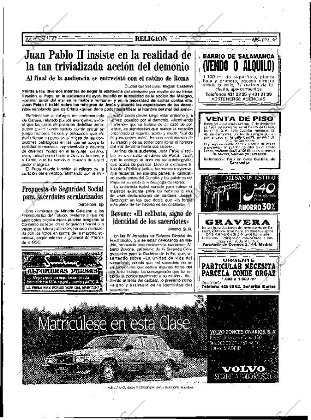 ABC MADRID 26-11-1987 página 67