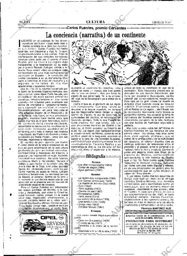 ABC MADRID 26-11-1987 página 78