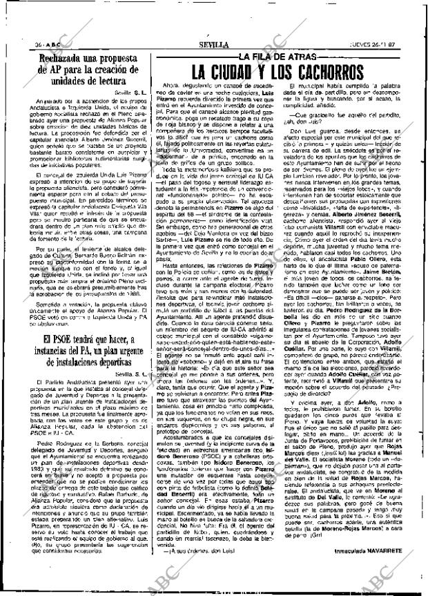ABC SEVILLA 26-11-1987 página 36