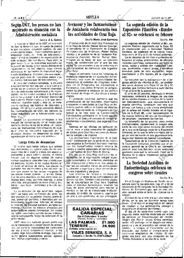ABC SEVILLA 26-11-1987 página 38