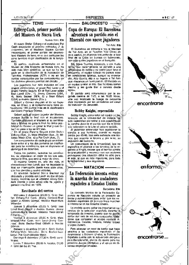 ABC SEVILLA 26-11-1987 página 67