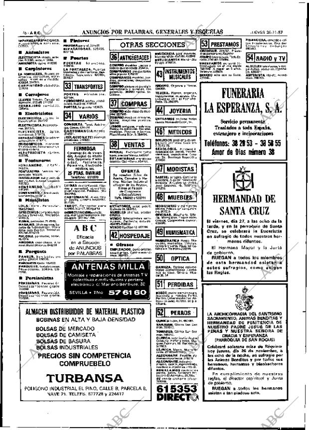 ABC SEVILLA 26-11-1987 página 76
