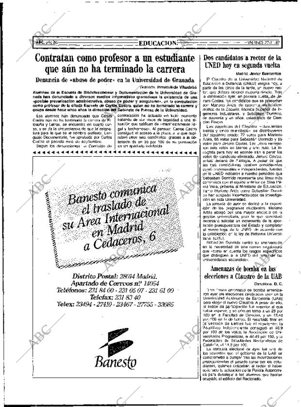 ABC MADRID 27-11-1987 página 60