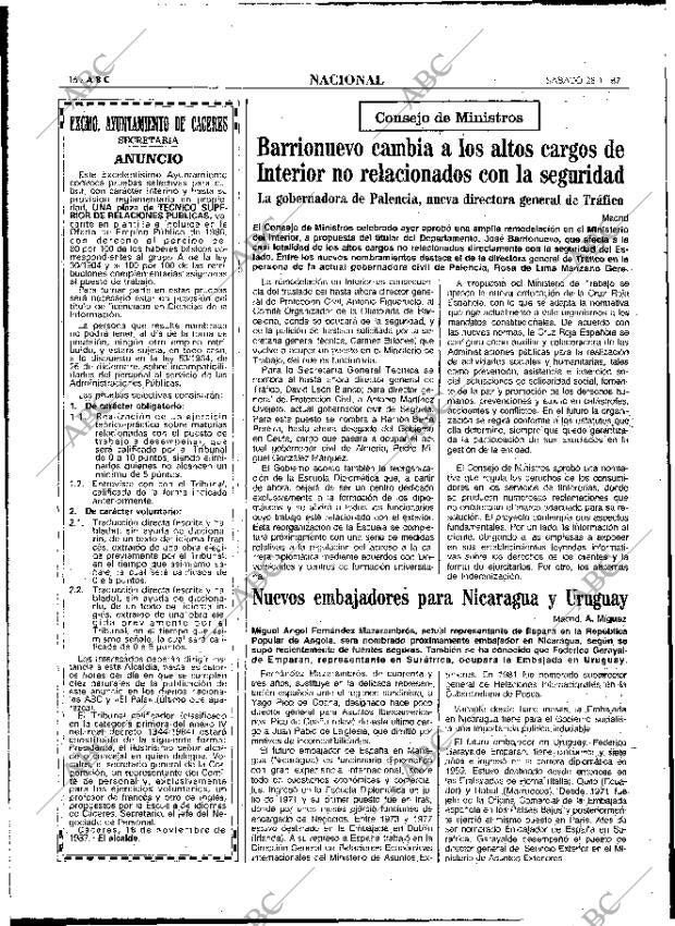 ABC MADRID 28-11-1987 página 16