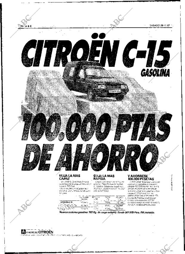ABC MADRID 28-11-1987 página 22