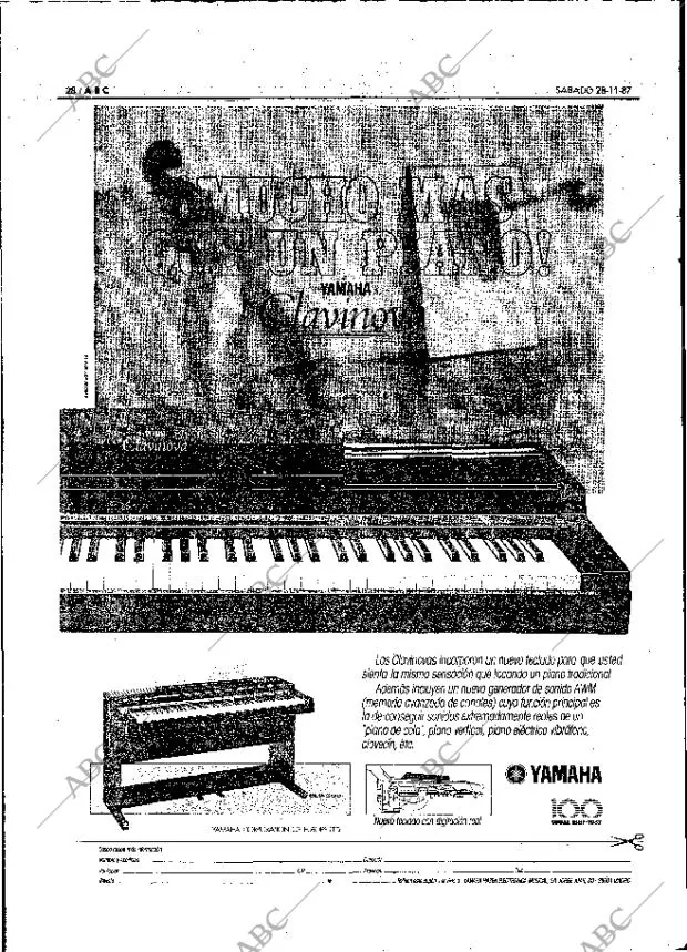 ABC MADRID 28-11-1987 página 28
