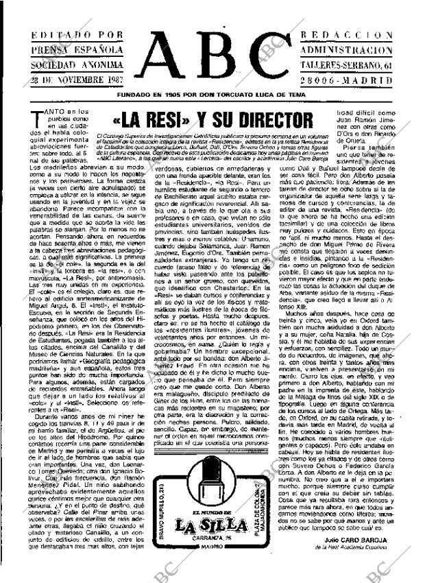 ABC MADRID 28-11-1987 página 3