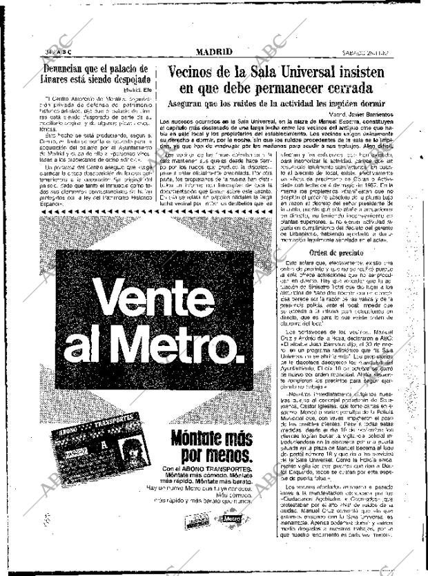 ABC MADRID 28-11-1987 página 34