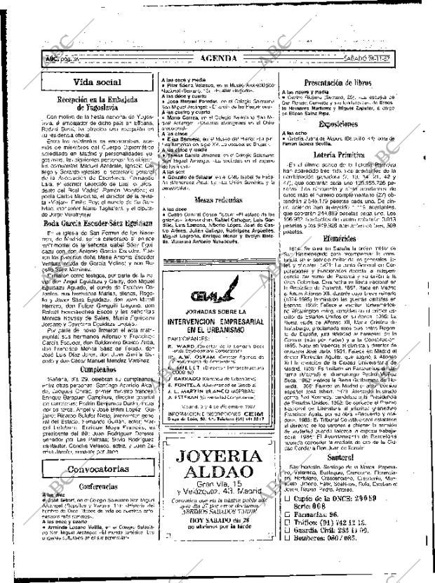 ABC MADRID 28-11-1987 página 36