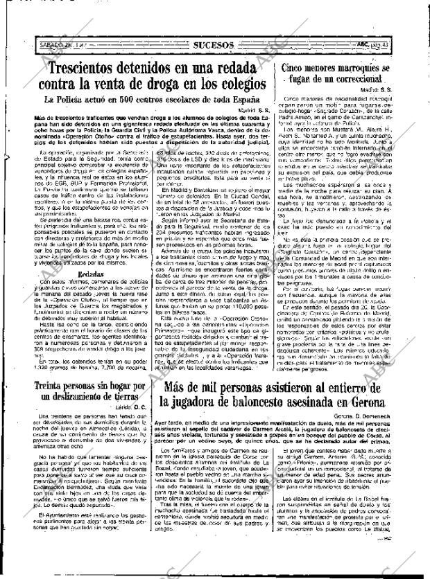 ABC MADRID 28-11-1987 página 43