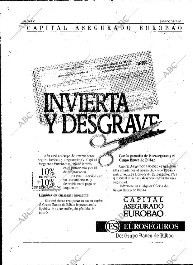 ABC MADRID 28-11-1987 página 68