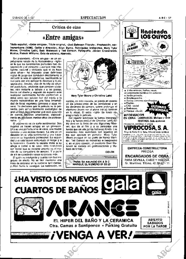 ABC SEVILLA 28-11-1987 página 57