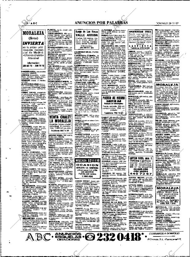 ABC MADRID 29-11-1987 página 134