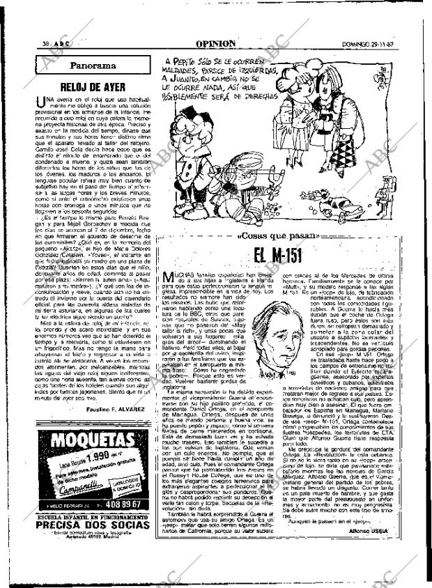 ABC MADRID 29-11-1987 página 38