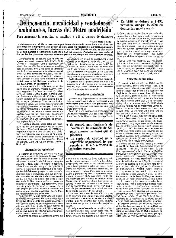 ABC MADRID 29-11-1987 página 63