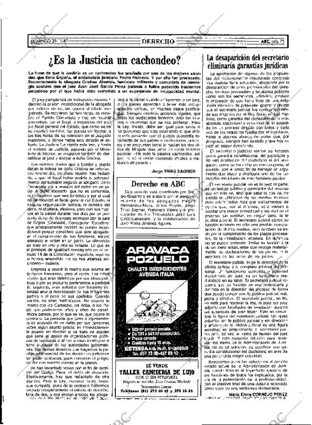 ABC MADRID 29-11-1987 página 75