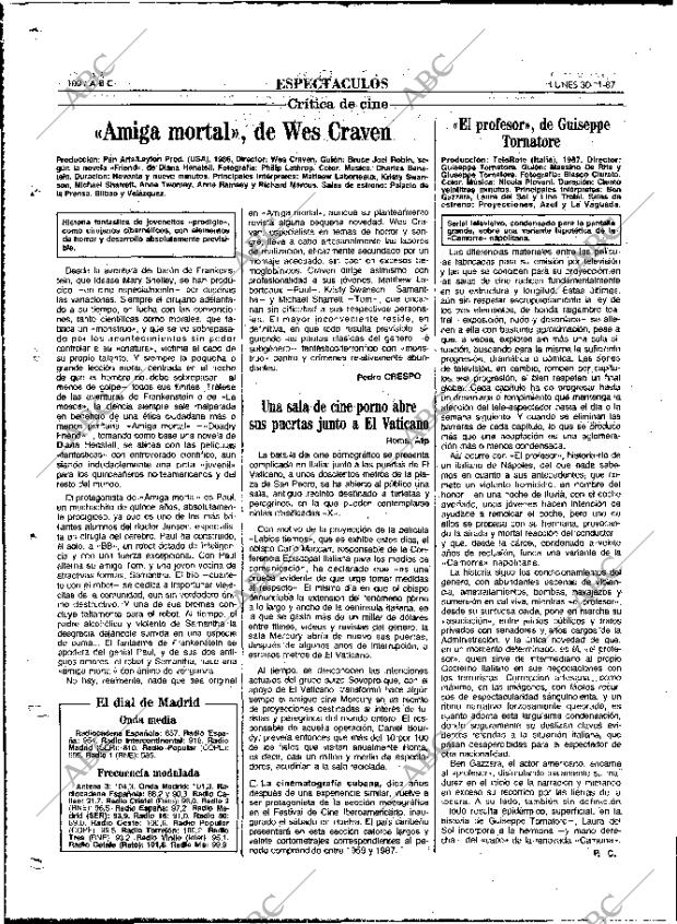 ABC MADRID 30-11-1987 página 100