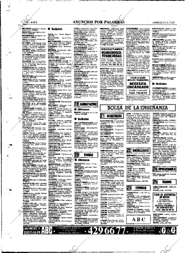 ABC MADRID 02-12-1987 página 110