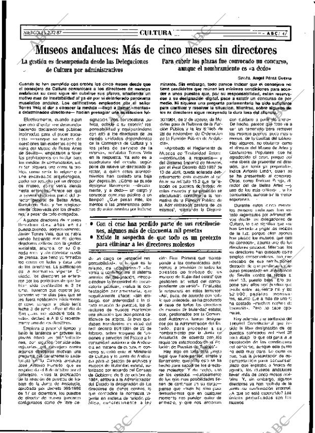 ABC SEVILLA 02-12-1987 página 47