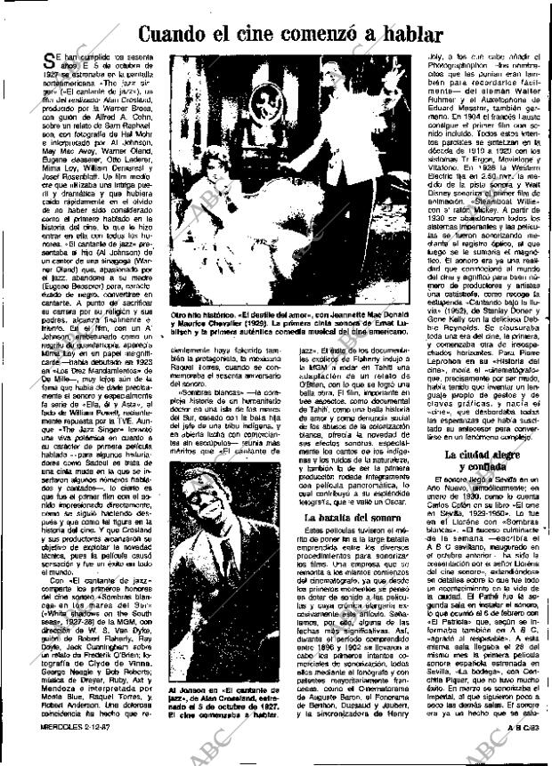 ABC SEVILLA 02-12-1987 página 83