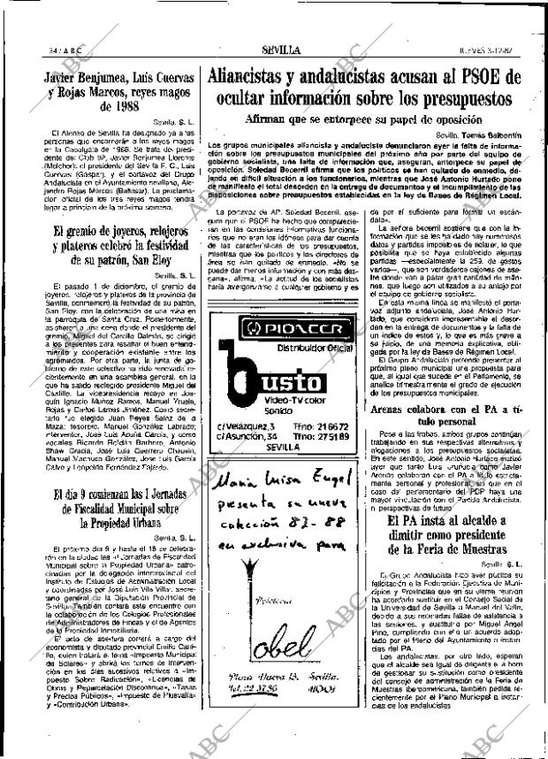 ABC SEVILLA 03-12-1987 página 34