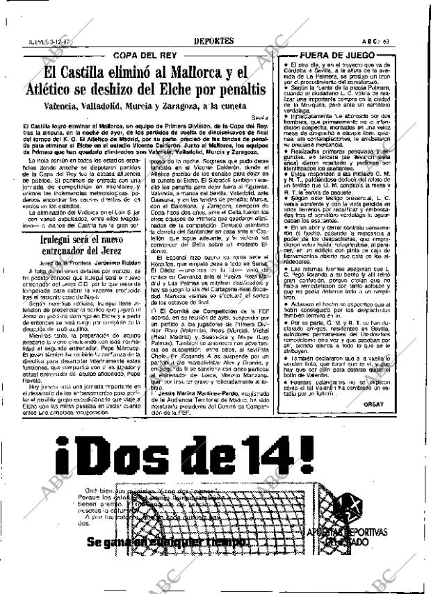 ABC SEVILLA 03-12-1987 página 63