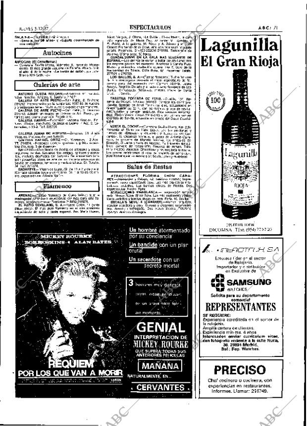 ABC SEVILLA 03-12-1987 página 71