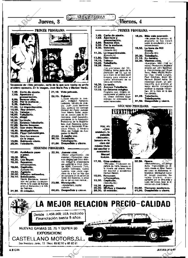 ABC SEVILLA 03-12-1987 página 86