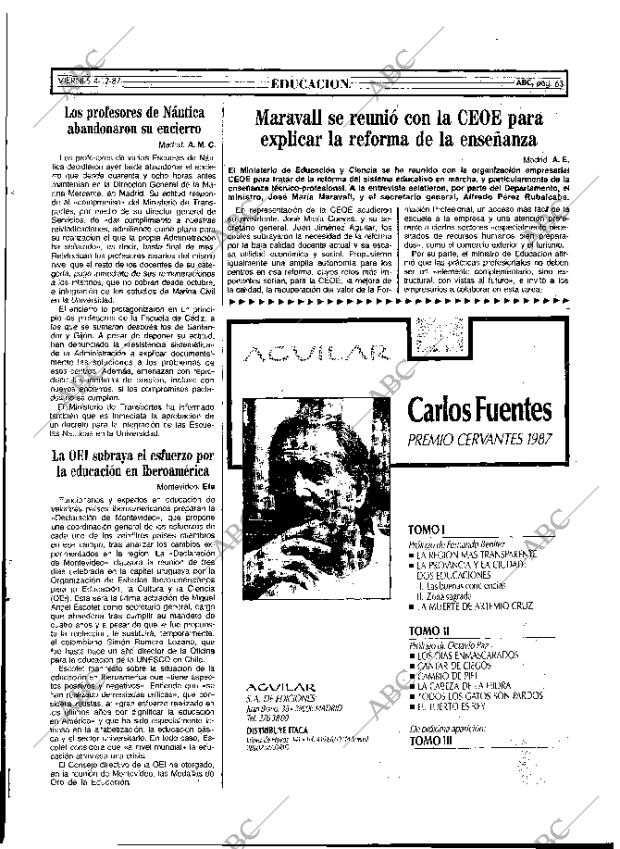 ABC MADRID 04-12-1987 página 63