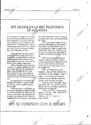 ABC MADRID 04-12-1987 página 73