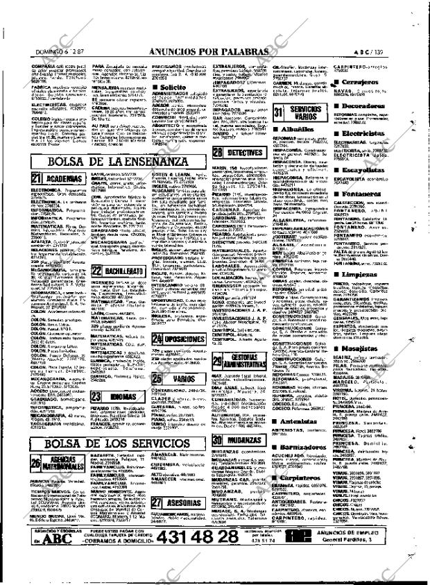 ABC MADRID 06-12-1987 página 139