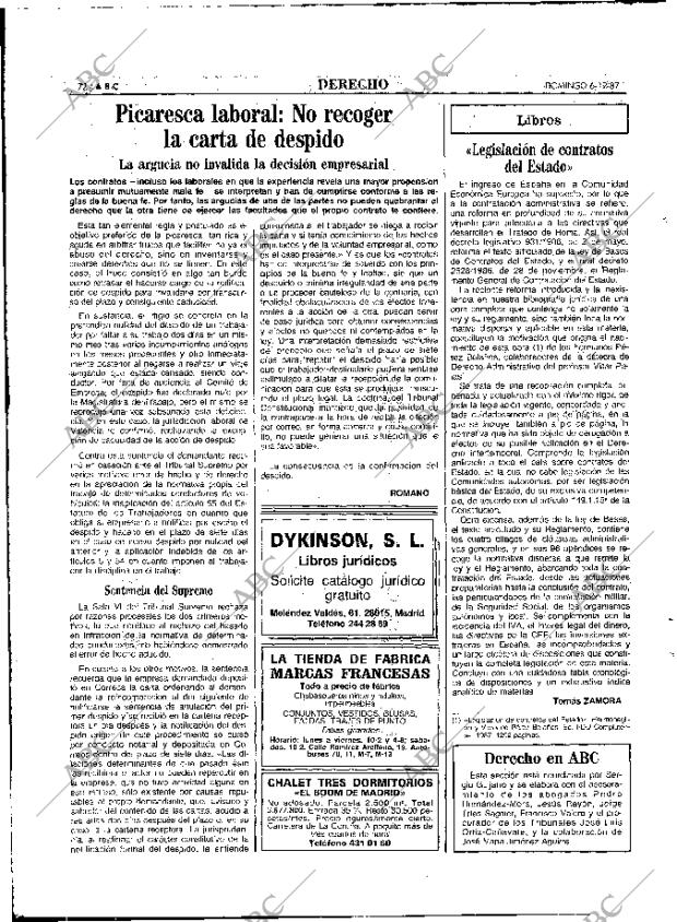 ABC MADRID 06-12-1987 página 72