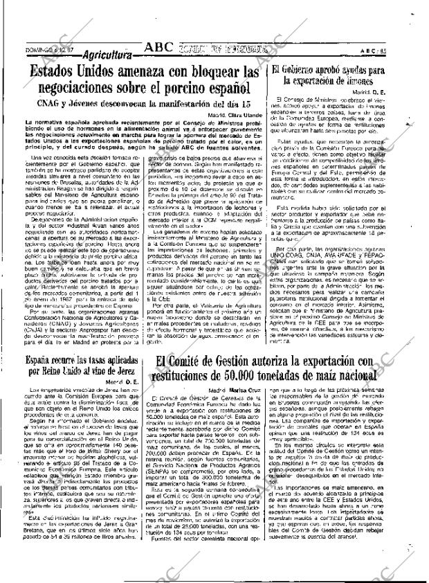 ABC MADRID 06-12-1987 página 85