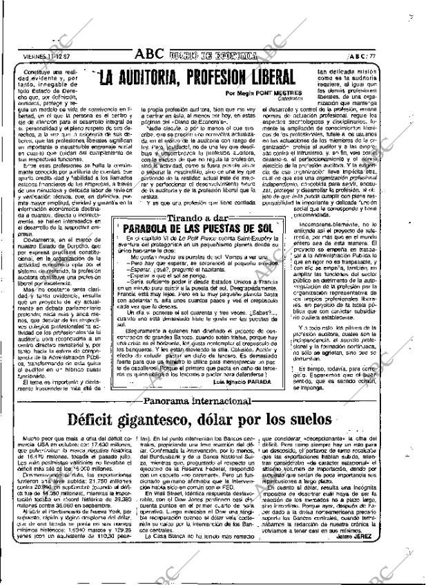 ABC MADRID 11-12-1987 página 77