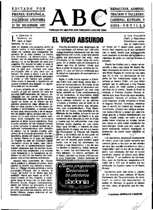 ABC SEVILLA 12-12-1987 página 3