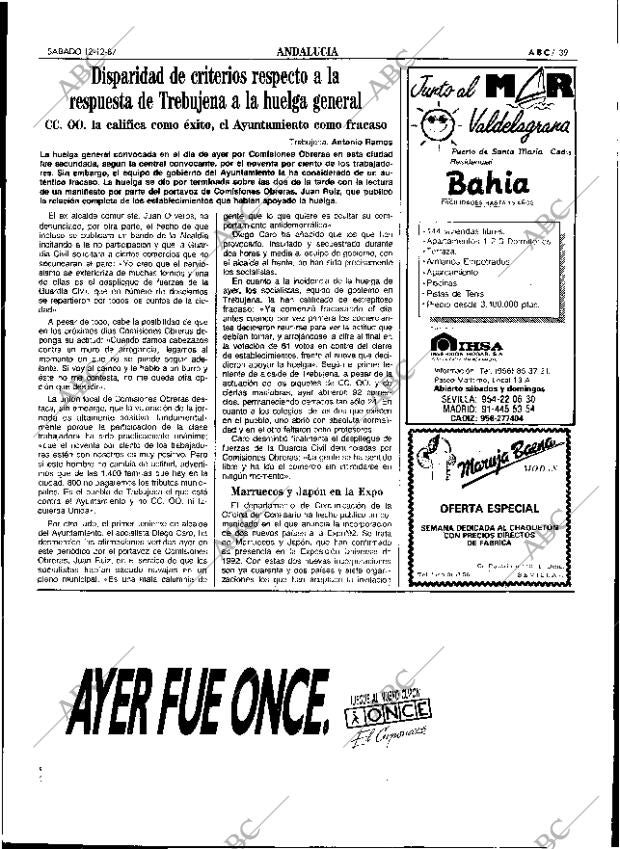 ABC SEVILLA 12-12-1987 página 39