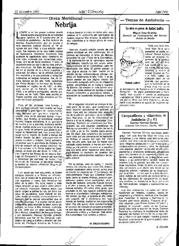 ABC SEVILLA 12-12-1987 página 51