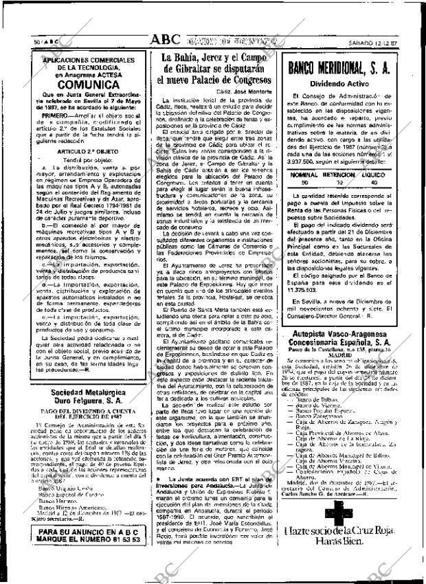 ABC SEVILLA 12-12-1987 página 58