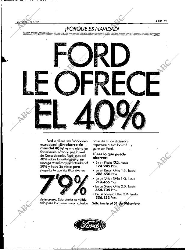 ABC MADRID 13-12-1987 página 69