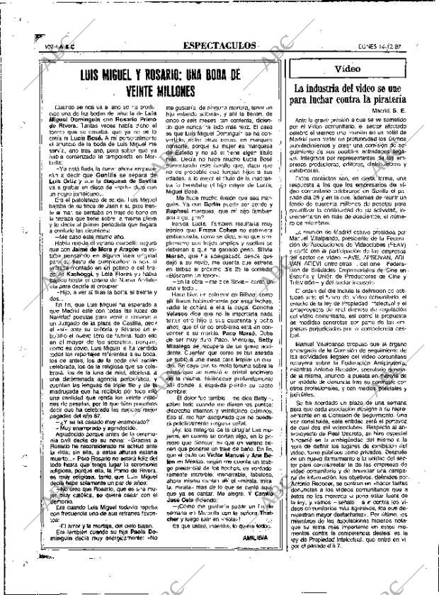 ABC MADRID 14-12-1987 página 102